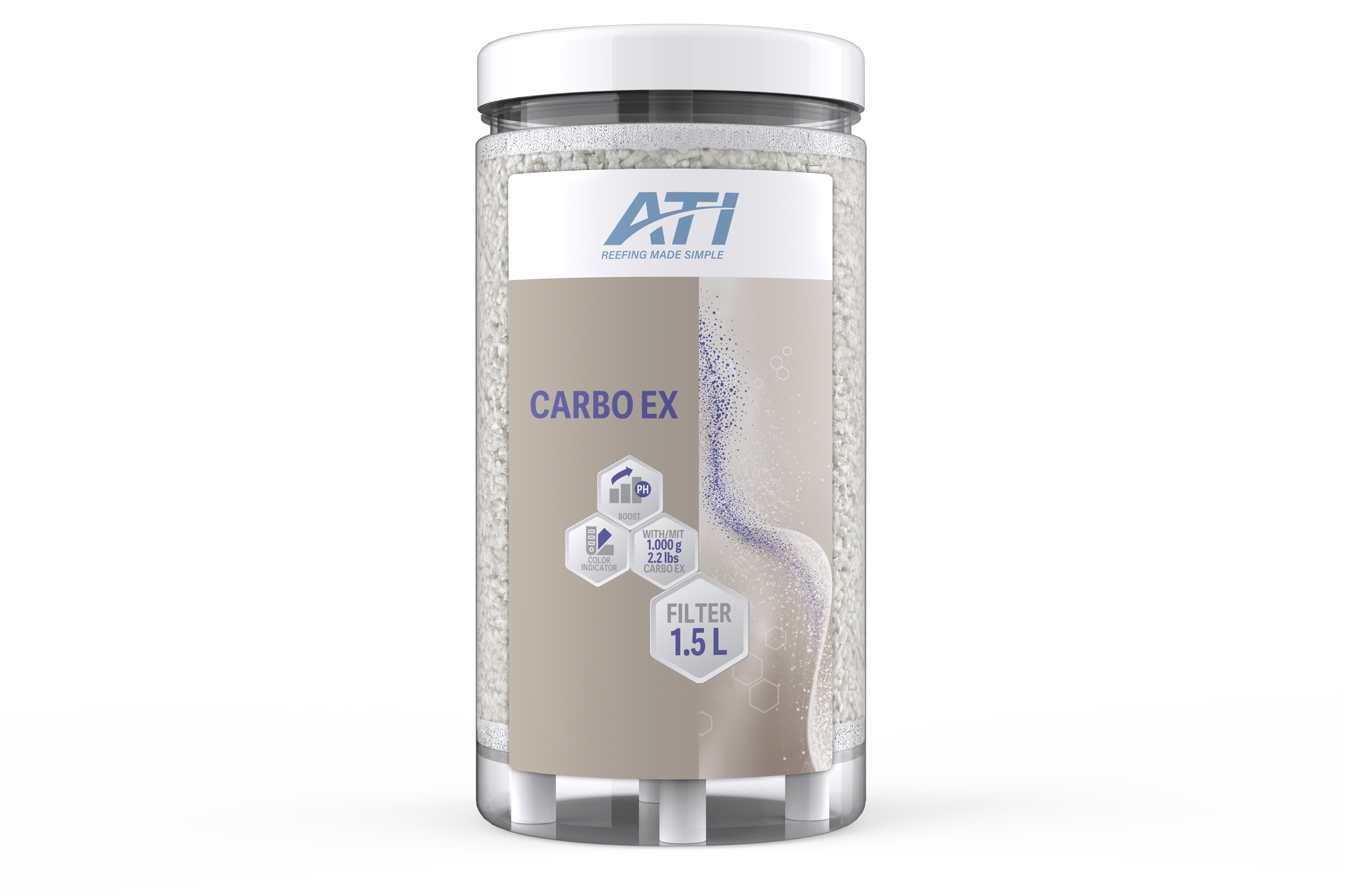 Carbo Ex Filter 1,5 Liter - Incl. 1.000 g Granulate