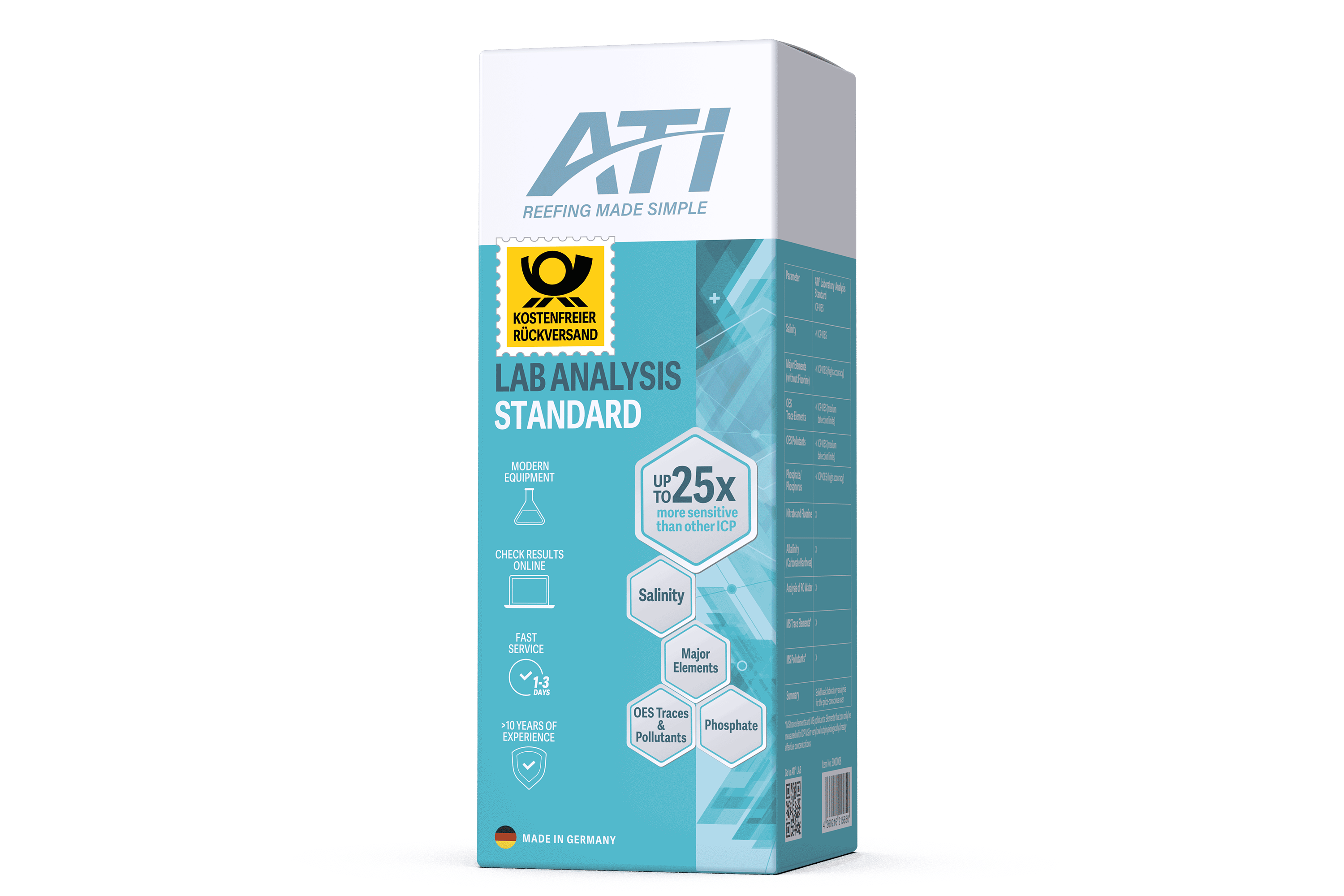 ICP Laboranalyse Standard inkl. Rückversand DE